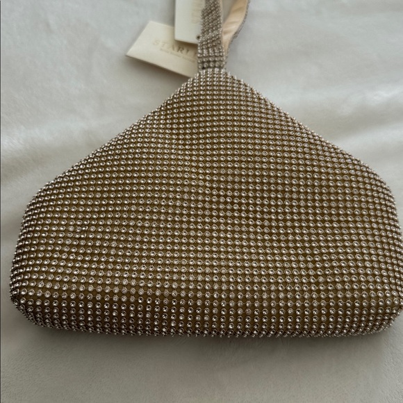 STARLET Gold Rhinestone Clutch - Picture 3 of 6